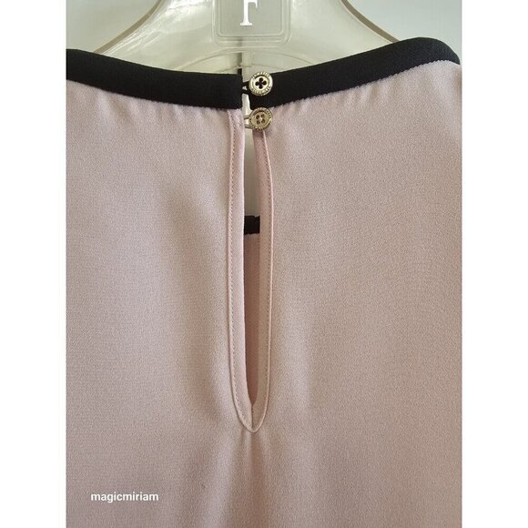 BNWT Ted Baker London Baby Pink Sassa Tie Neck Top - Picture 7 of 10